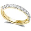 Image 1 : 1/2 CTW Round Diamond Single Row Wedding Ring 14kt Yellow Gold - REF-47A9N