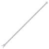 Image 2 : 1 CTW Round Diamond Classic Tennis Bracelet 10kt White Gold - REF-90M3A