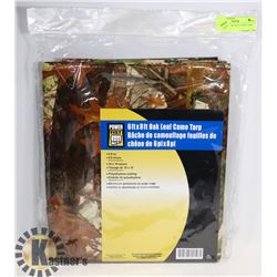 NEW 6' X 8' OAK LEAF CAMO TARP