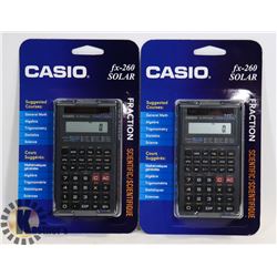 SEALED 2 CASIO FX-260 FRACTION