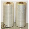 Image 1 : 2PCS LARGE ROLLS OF 24 INCH INDUSTRIAL SHRINK WRAP