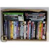 Image 1 : BOX OF MOVIES(DVD) AND X-BOX GAMES