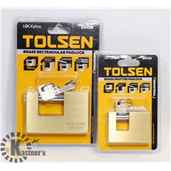 SEALED TOLSEN (2) HEAVY DUTY BRASS