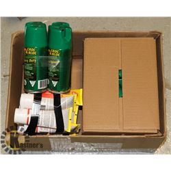16 CANS 150 GRAM INSECT REPELLENT & 15 TUBES