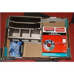 HOME DECOR STATIONARY BOX WITH  NEW DVD+R BOX SET