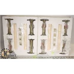 TWO SETS OF WINDOW CANDLES
