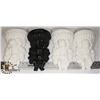 Image 1 : 4PCS GREEK WALL PLANTER HOLDERS -3  WHITE