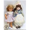 Image 1 : TWO COLLECTABLE VINTAGE DOLLS