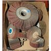 Image 1 : LOT OF 17 FLAP WHEELS, SANDERS