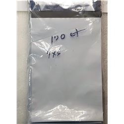 13)  LOT OF 100  4"X 6" POLY MAILING
