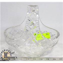 LARGE CRYSTAL BASKET