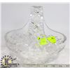 Image 1 : LARGE CRYSTAL BASKET
