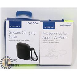 APPLE AIRPODS SILICONE CASE & ACCESSORY SET