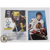 Image 1 : DARCEY ROTA CANUCKS/BLACKHAWKS SIGNED POSTCARDS