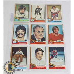 16 1974-75 HOCKEY CARDS