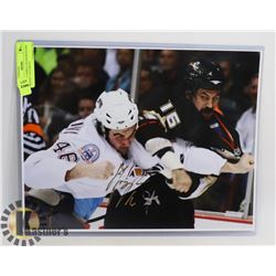 GEORGE PARROS ANAHEIM DUCKS SIGNED 11X14 PHOTO