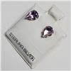 Image 2 : SILVER 2 AMETHYST(0.8CT)  EARRINGS