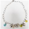 Image 2 : SILVER GENUINE GEMSTONE 18" 18.62G NECKLACE
