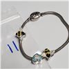 Image 2 : SILVER PANSONA WITH BEADS  BRACELET