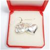 Image 3 : SILVER HEART SHAPE  EARRINGS