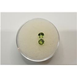 17)  LOT OF 2 MATCHED 4MM ROUND