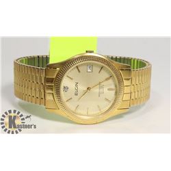 VINTAGE ELGIN WRIST WATCH ( NEEDS BATTERY )