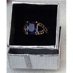 19)  BETSEY JOHNSON GOLD PLATED WITH