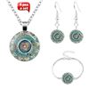 Image 1 : MYSTIC SUN NECKLACE EARRING AND BRACELET SET
