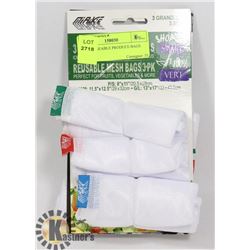 9PK RE-USEABLE PRODUCE BAGS