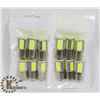 Image 1 : LOT OF 12 NEW RV/AUTO LED BULBS - COOL WHITE