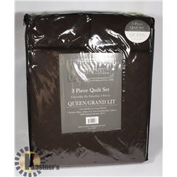 NEW URBAN HOME 3PC QUEEN SIZE QUILT SET