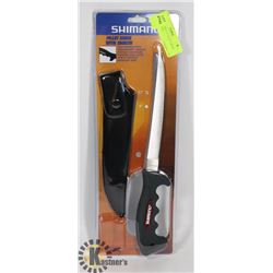 NEW SHIMANO 7.5" FILLET KNIFE WITH SHEATH
