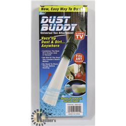 NEW DUST BUDDY UNIVERSAL VAC ATTACHMENT