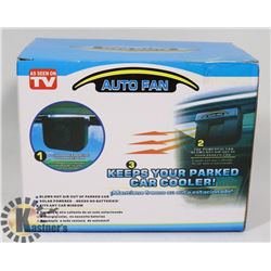 NEW SOLAR POWERED AUTO FAN: CAR VENTILATION