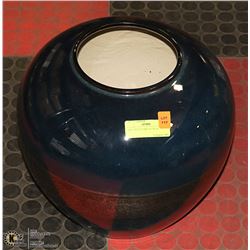 LARGE BLUE VASE 14 “ X 14”