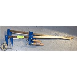 THREE POWER FIST 24" BAR CLAMPS