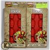 Image 1 : TWO MARVEL IRON MAN SHAPED ICE CUBE TRAYS