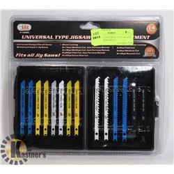 NEW 14PC UNIVERSAL TYPE JIGSAW BLADE ASSORTMENT