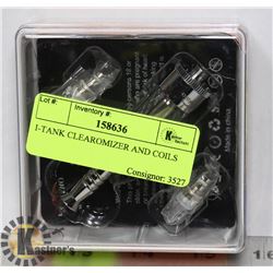 I-TANK CLEAROMIZER AND COILS