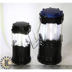 LOT OF 2 EDDIE BAUER 100 LUMEN LANTERNS SET