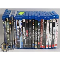 LOT OF 19 BLU-RAY MOVIES