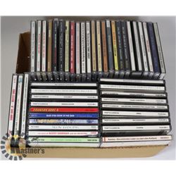 LOT OF 40 MUSIC CD'S
