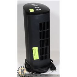 CASCADE TABLE TOP ROTATING FAN W/ TIMER