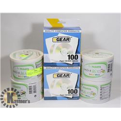 CD/DVD 200  16X DVD-R  AND 200 CD SLEEVES