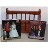 Image 1 : WOOD MAGAZINE RACK SOLD WITH TWO ROYAL WEDDING