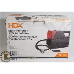 HDX 12VOLTS AIR INFLATOR NEW