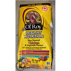 BAG OF OLROY DOG FOOD