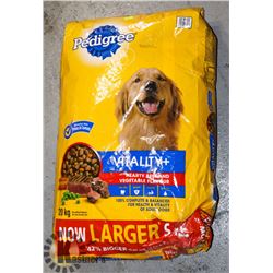 BAG OF PEDIGREE DOG FOOD