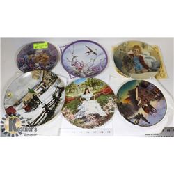 COUNTRY SCENE PLATE, PAWS PLATE, CAT AND DOG,