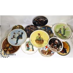 SET OF NORMAN ROCKWELL PLATES